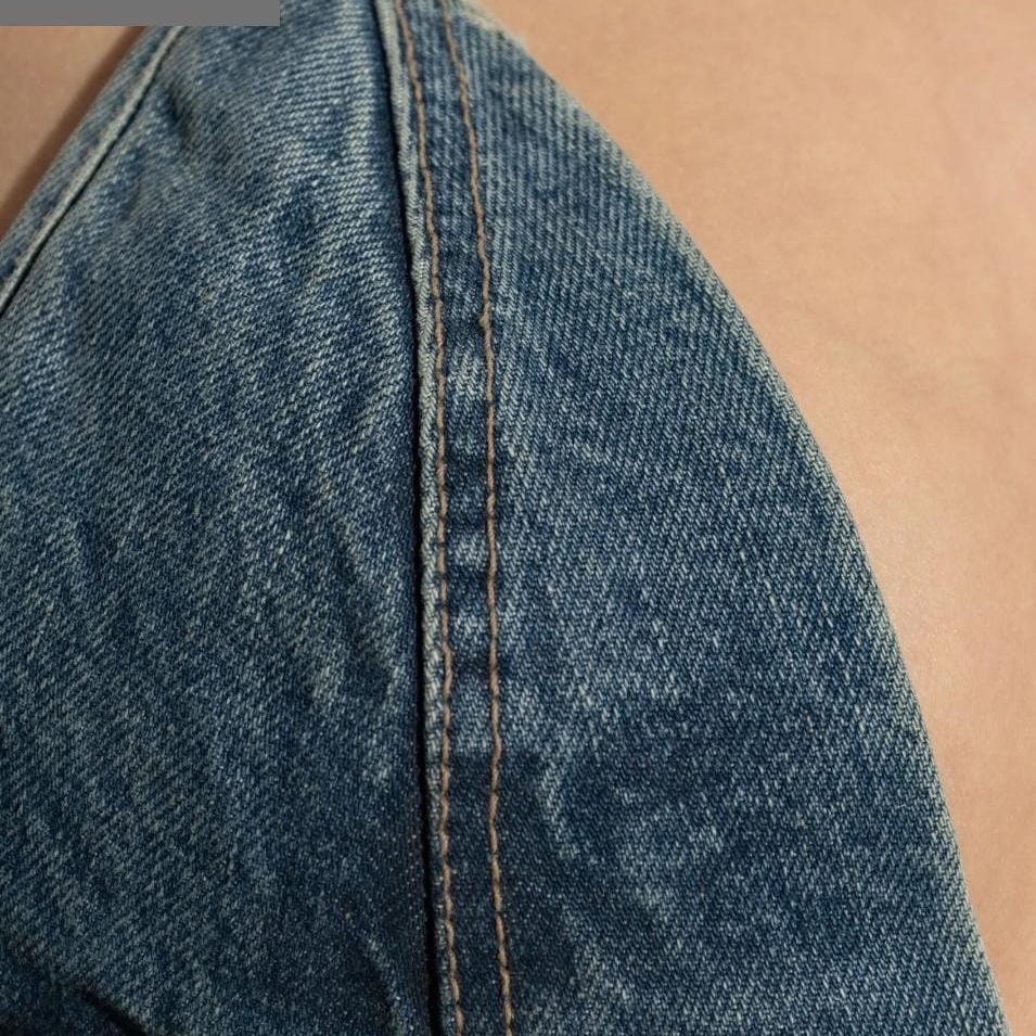 Rick Owens Dark Blue Jeans Bra